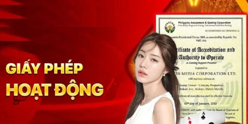 Giấy phép hoạt động Sunwin giúp nhà cái giữ vững vị thế hàng đầu trên thị trường
